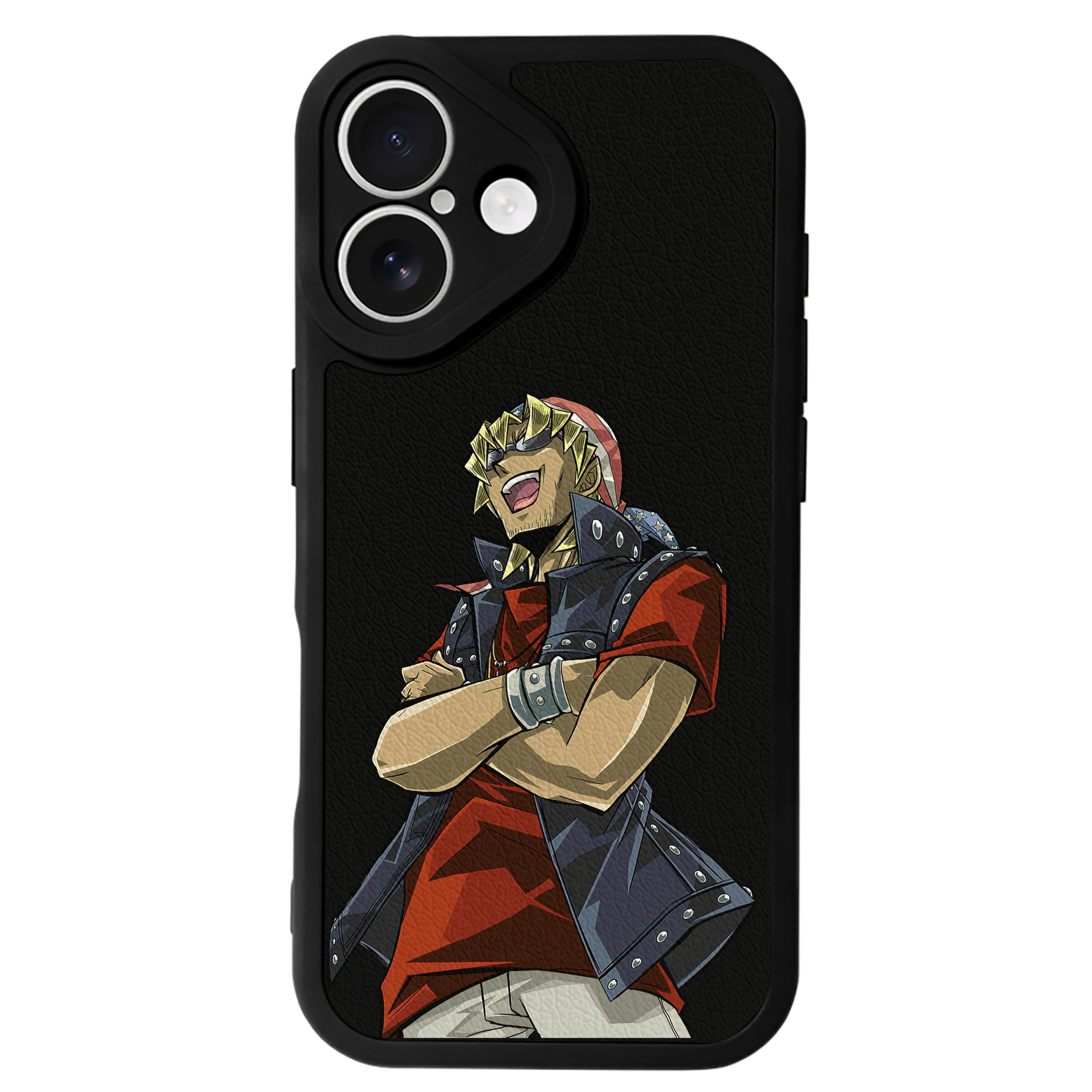 遊☆戯☆王 Yu-Gi-Oh! 【iPhone 16シリーズ対応】シリコンスマホケース（レザー調） 材質：シリコン